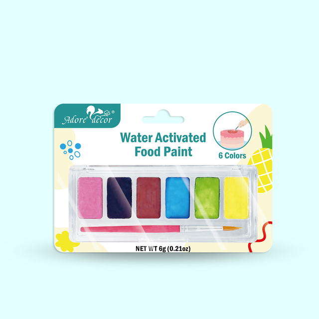 Vopsea alimentara activata cu apa Decorat comestibil pentru tort